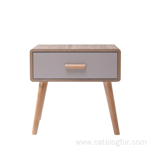 2021 Hot Sale Rattan Drawer Nightstand Contains Drawer Bedroom Night Table Storage Cabinet